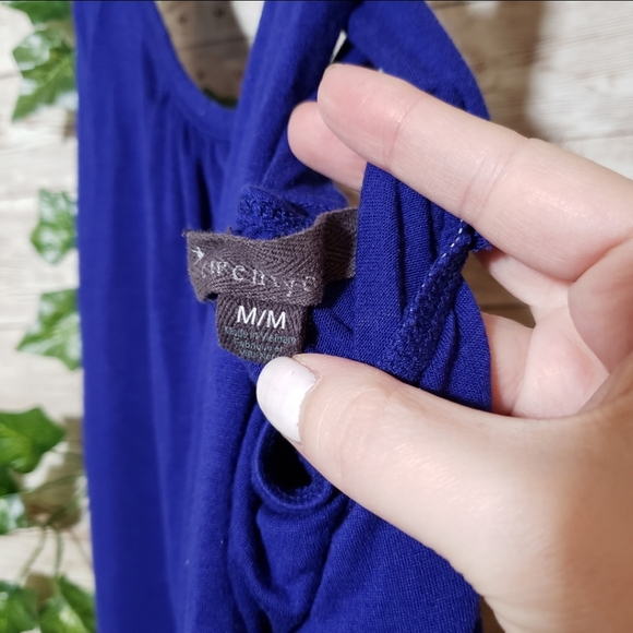 Forever 21 Plum Violet Braid Racerback Tank Top Shirt - Picture 3 of 5